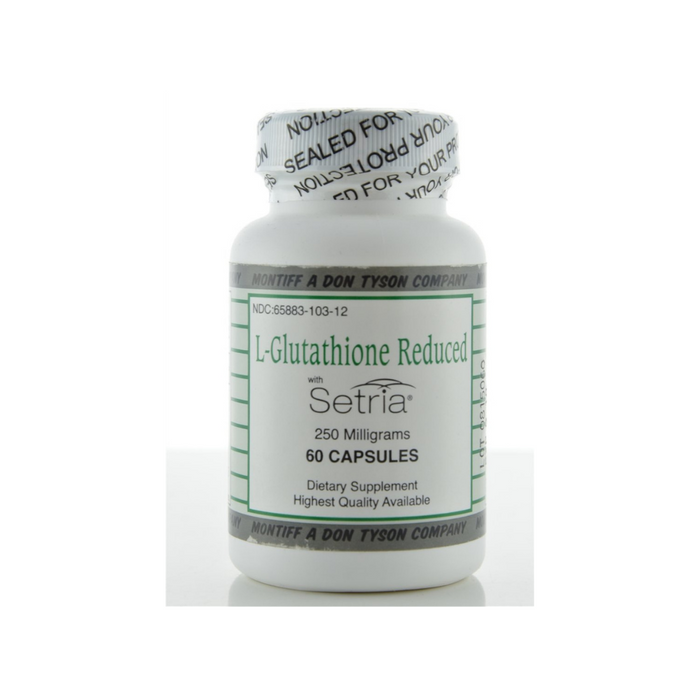 L-Glutathione Reduced 250 mg 60 capsules by Montiff
