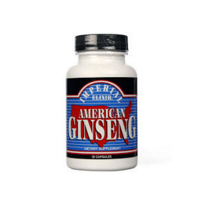 American Ginseng 50 Capsules by Imperial Elixir Ginseng