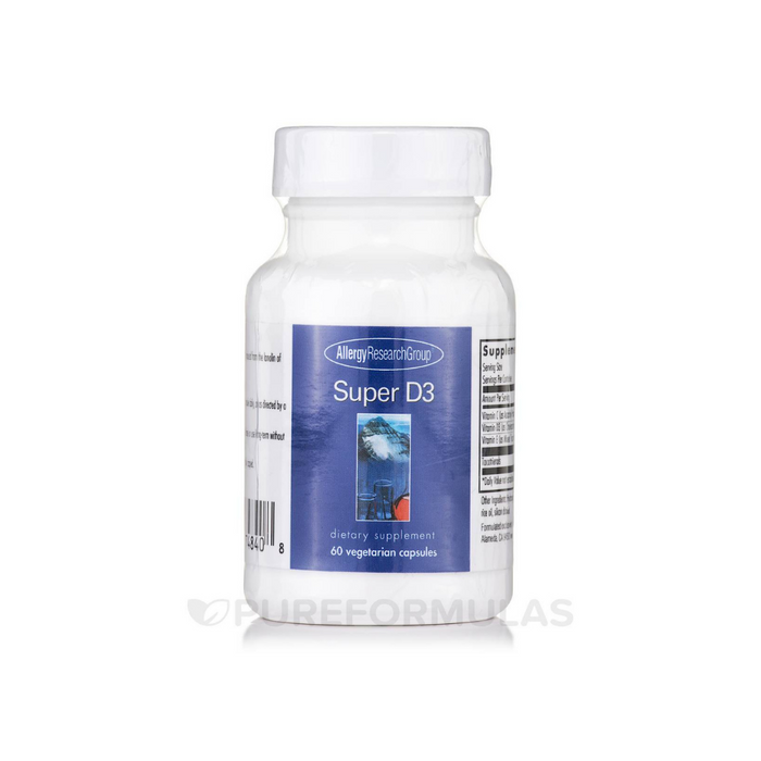 Super D3 2000 IU 60 vegetarian capsules by Allergy Research Group