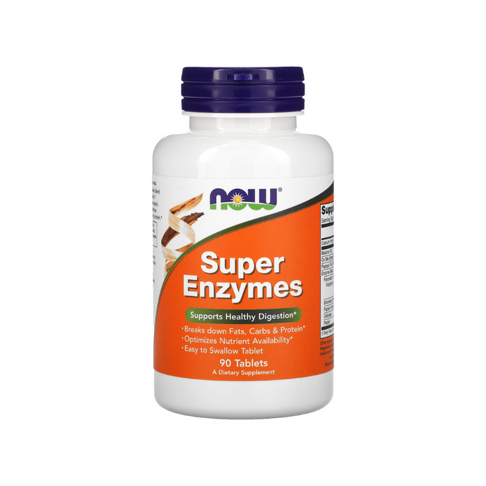 Super Enzymes 90 tablets by NOW Foods