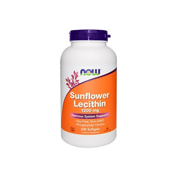 Sunflower Lecithin 1200 mg 100 softgels by NOW Foods