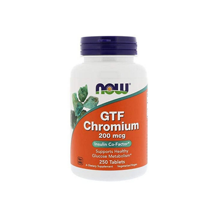 GTF Chromium 200 mcg 250 tablets by NOW Foods