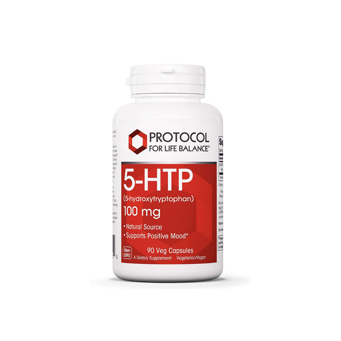 5-HTP 100 mg 90 vegetarian capsules by Protocol For Life Balance