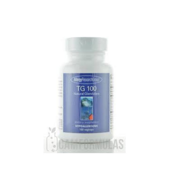 TG 100 Natural Glandulars 100 vegetarian capsules by Allergy Research Group