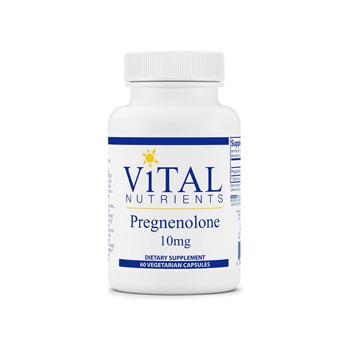 Pregnenolone 10 mg 60 vegetarian capsules by Vital Nutrients