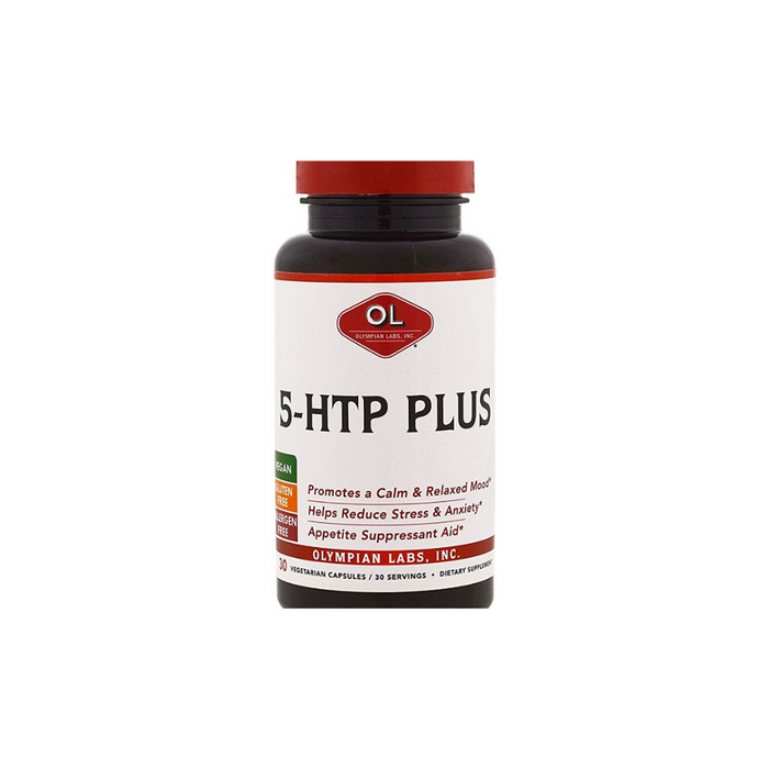 5 HTP Plus 100mg 30 Capsules by Olympian Labs