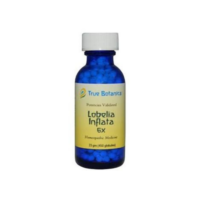 Lobelia Inflata 6X 23 grams (450 globules) by True Botanica