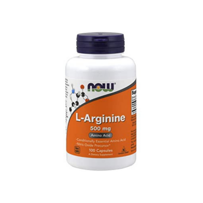 Arginine 500mg 100 capsules by NOW Foods