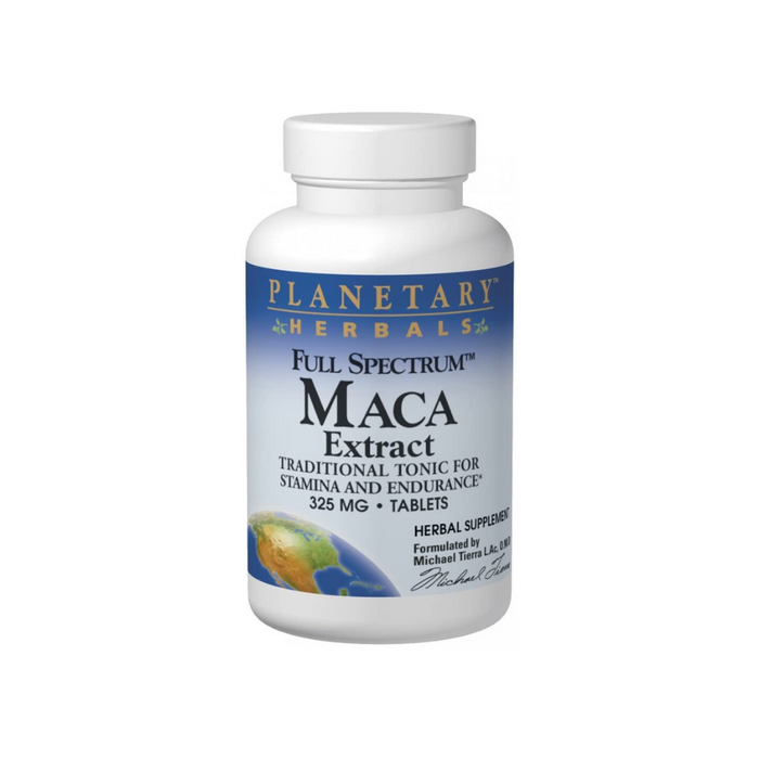 Maca Extract 325mg Full Spectrum 60 Tablets by Planetary Herbals
