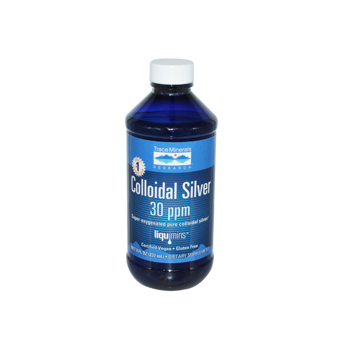 Colloidal Silver 30 PPM 8 oz by Trace Minerals Research