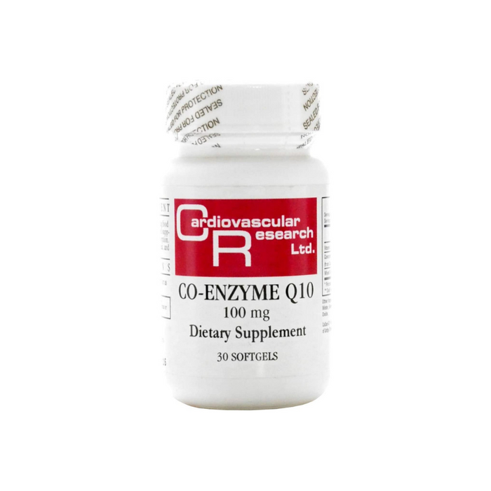 Co-Enzyme Q10 100 mg 30 Softgels by Ecological Formulas