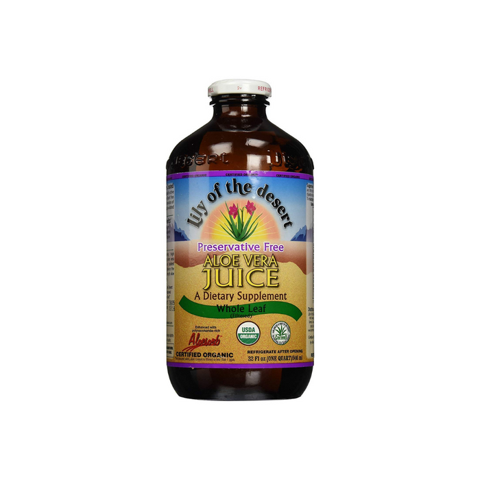 Aloe Vera Juice Whole Leaf 32 oz by Lily Of The Desert