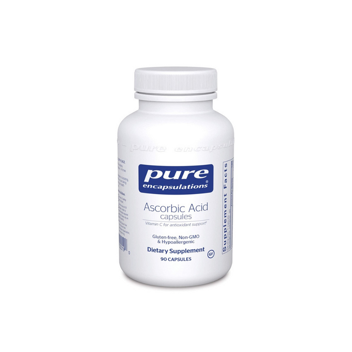 Pure Ascorbic Acid 90 vegetarian capsules by Pure Encapsulations