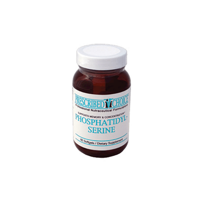 Phosphatidylserine 100mg 60 softgels by Prescribed Choice