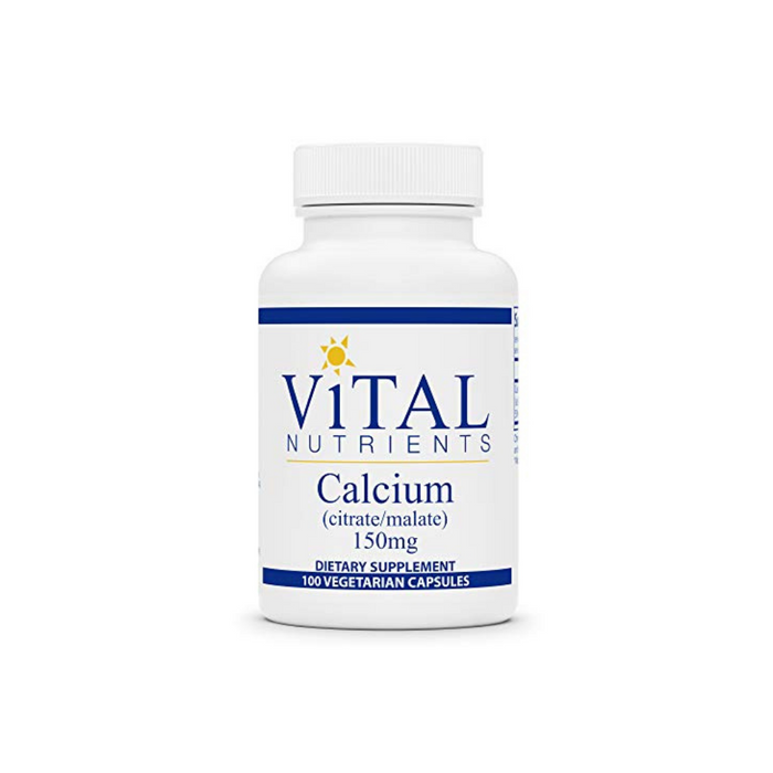 Calcium citrate - malate 150 mg 100 capsules by Vital Nutrients