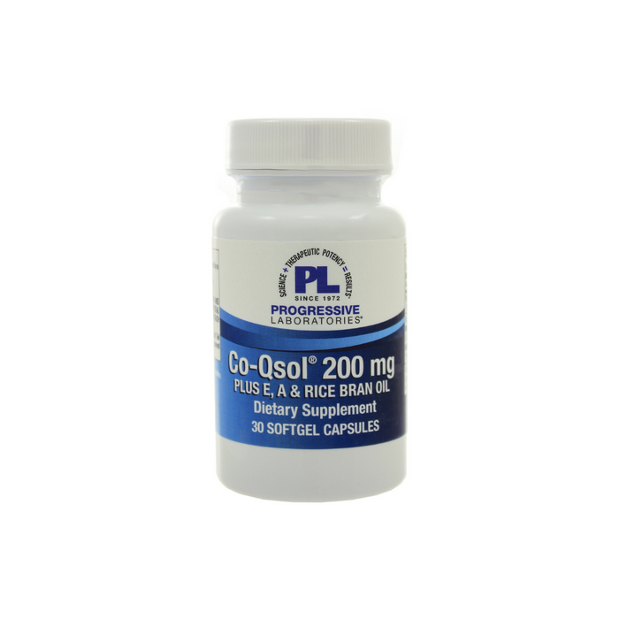 CoQsol 200 mg 30 softgels by Progressive Labs