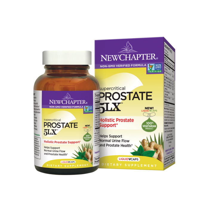 Prostate 5LX 60 liquid vegetarian capsules by New Chapter