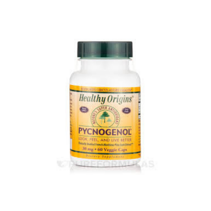 Pycnogenol 30mg 60 Vegetarian Capsules by Healthy Origins