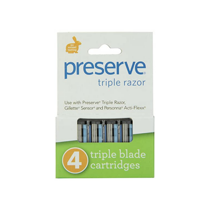 Razor Triple Replacement Blades 1 Pieces by Preserve
