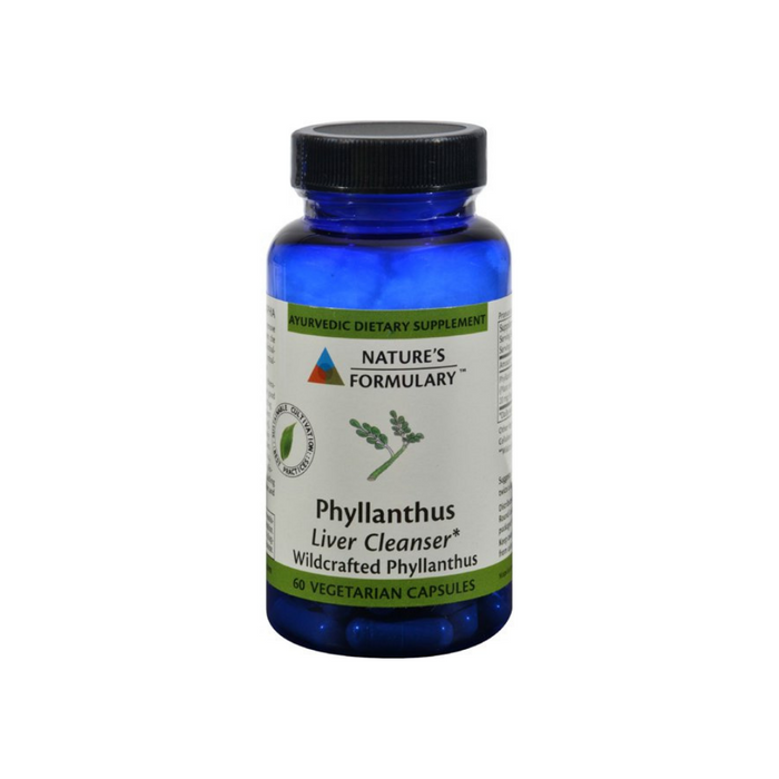 Phylanthus 60 Vegetarine Capsules by Nature's Formulary