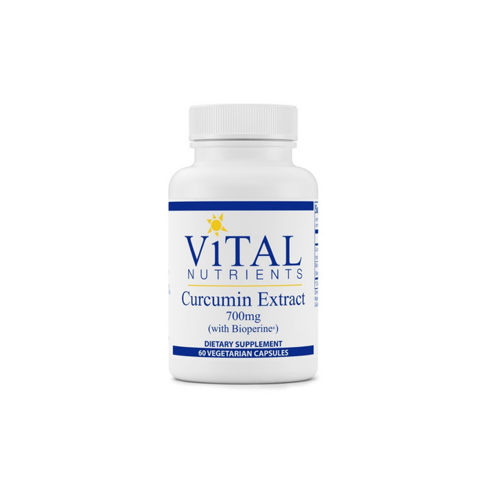 Curcumin Extract 700 mg 60 vegetarian capsules by Vital Nutrients