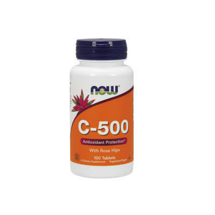 C-500 with Rose Hips 100 tablets by NOW Foods