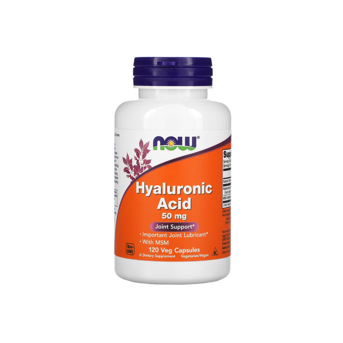 Hyaluronic Acid with MSM 120 vegetarian capsules by NOW Foods