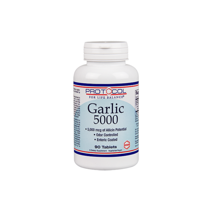 Garlic 5000 90 tablets by Protocol For Life Balance