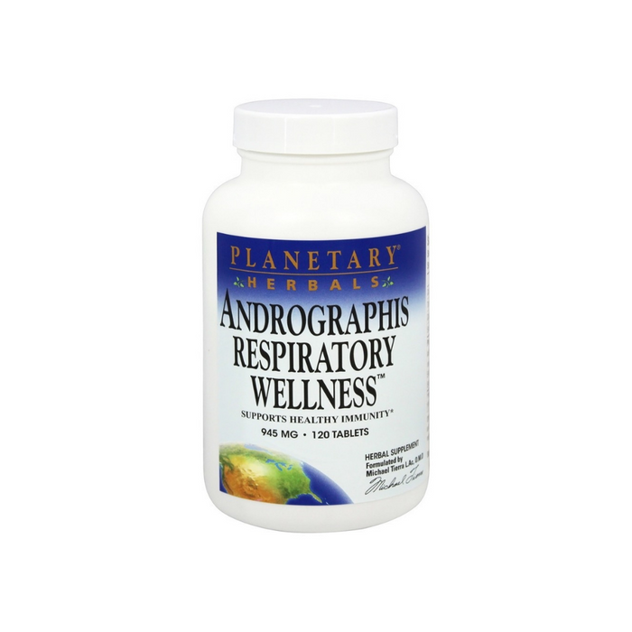 Andrographis Respiratory Wellness 945mg 120 Tablets by Planetary Herbals