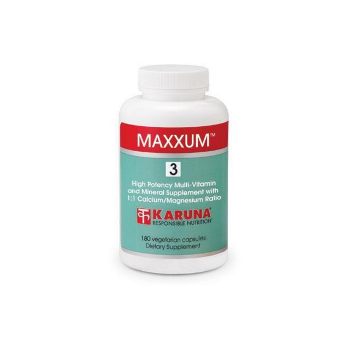 Maxxum 3 180 vegetarian capsules by Karuna Health