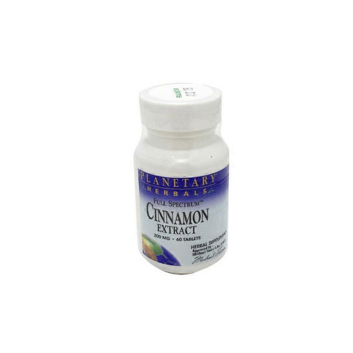 Cinnamon Extract 200mg Full Spectrum 60 Vegetarian Capsules by Planetary Herbals