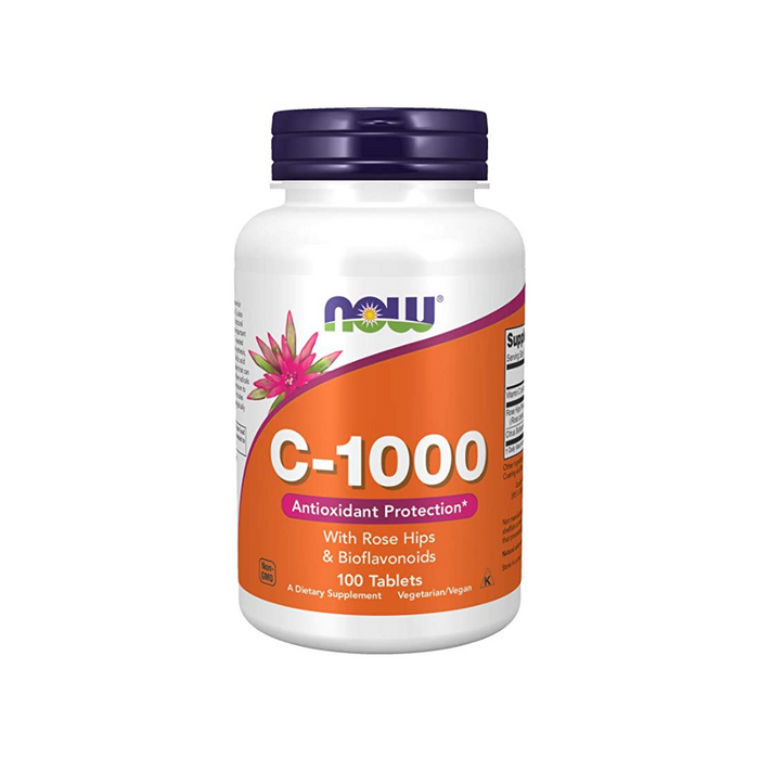 C-1000 with Rose Hips 100 tablets by NOW Foods