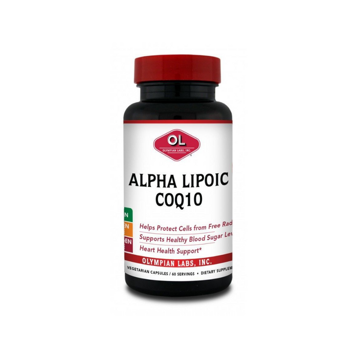 Alpha Lipoic CoQ10 100mg 60 Capsules by Olympian Labs