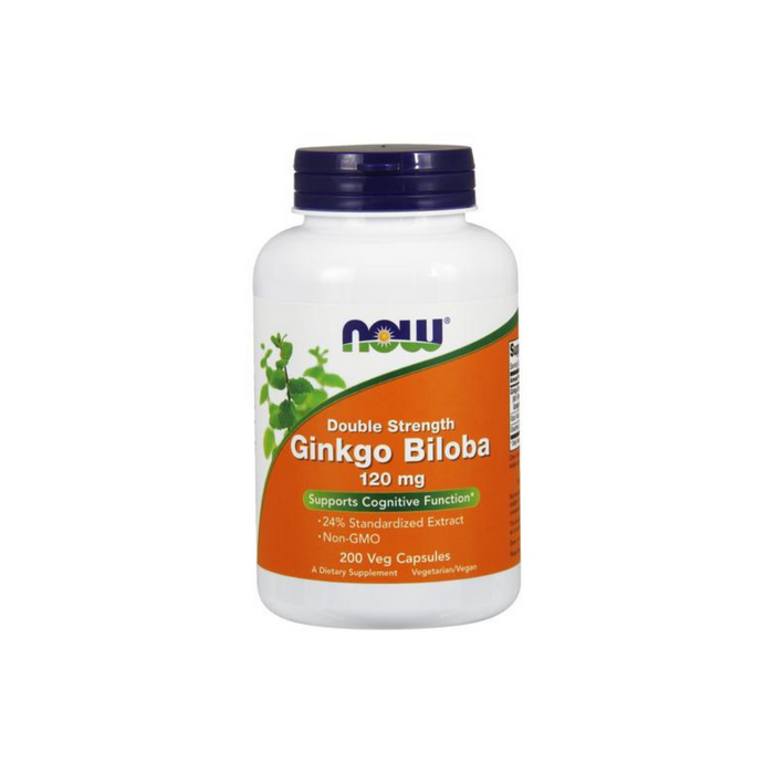 Ginkgo Biloba 120 mg 50 vegetarian capsules by NOW Foods