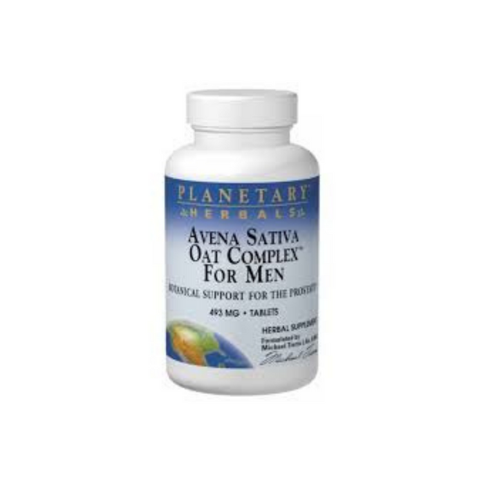 Avena Sativa Oat Complex for Men 493mg 200 Tablets by Planetary Herbals