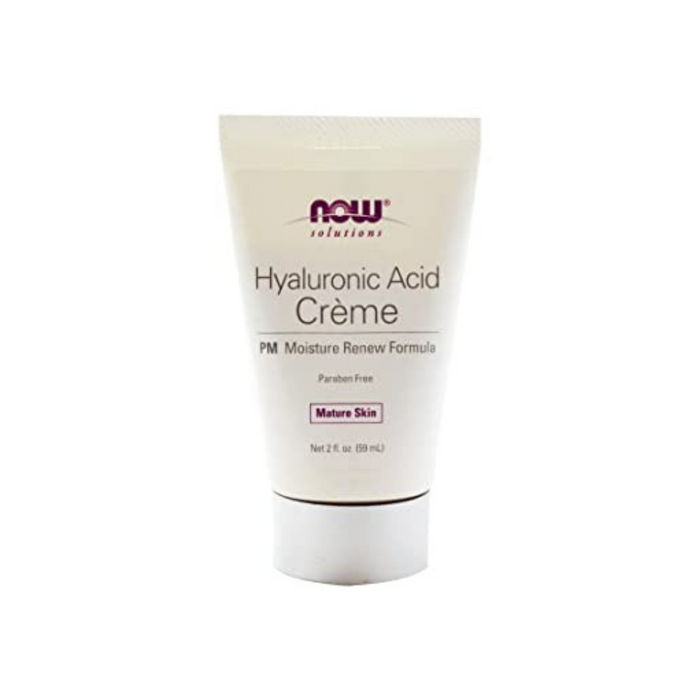 Hyaluronic Acid Night Creme 2 fl oz by NOW Foods