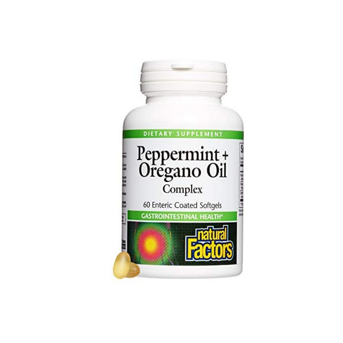 Peppermint & Oregano Oil 60 softgels by Natural Factors