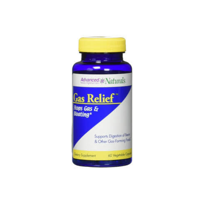 Gas Relief 60 vegetarian capsules by Advanced Naturals