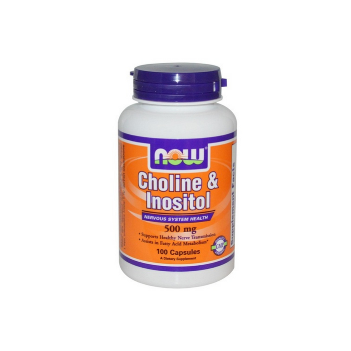 Choline & Inositol 500 mg 100 capsules by NOW Foods