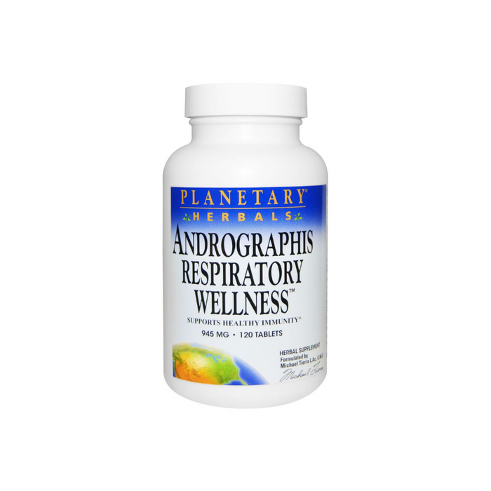 Andrographis Respiratory Wellness 945mg 60 Tablets by Planetary Herbals