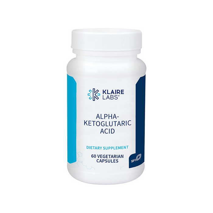 Alpha-Ketoglutaric Acid 300 mg 60 vegetarian capsules by SFI Labs (Klaire Labs)