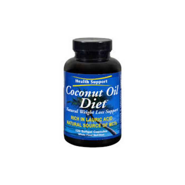 Coconut Oil Diet 120 Softgels by Health Support