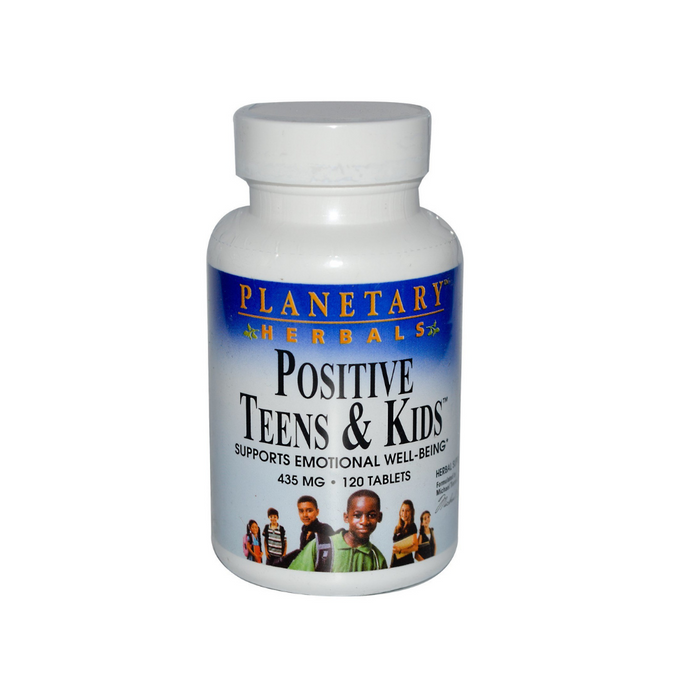 Positive Teens & Kids 435mg 60 Tablets by Planetary Herbals