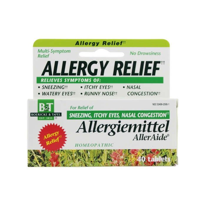 Allergiemittel AllerAide Blister Pak 40 Tablets by Boericke & Tafel