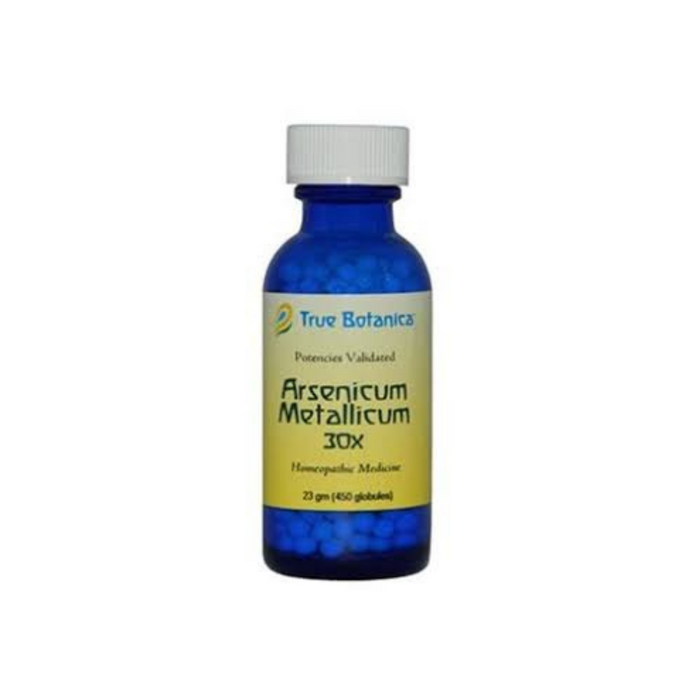 Arsenicum Metallicum 30X 23 grams (450 globules) by True Botanica