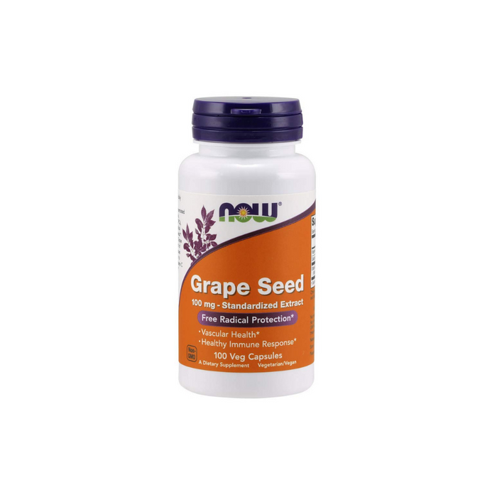 Grape Seed Extract 100 mg 100 vegetarian capsules by NOW Foods