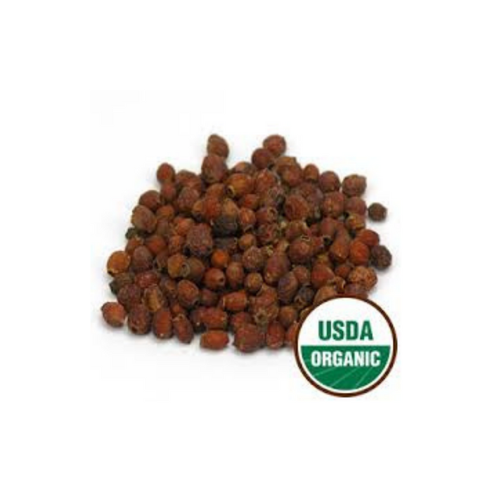 Organic Hawthorn Berries Whole 1 lb by Starwest Botanicals