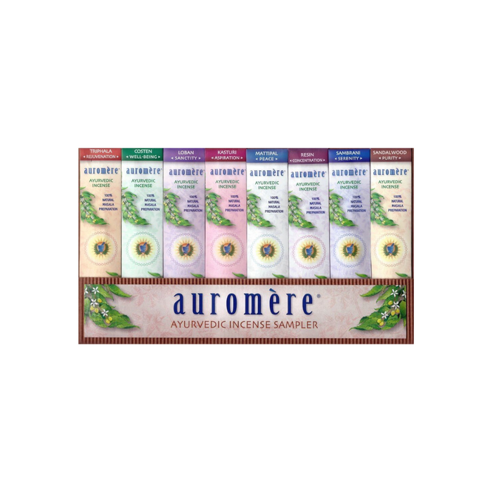 Ayurvedic Sample Pack 8 fragrances 8 Pieces by Auromere
