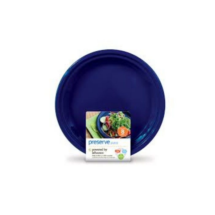 On The Go Plate Midnight Blue Large 8 Pieces by Preserve
