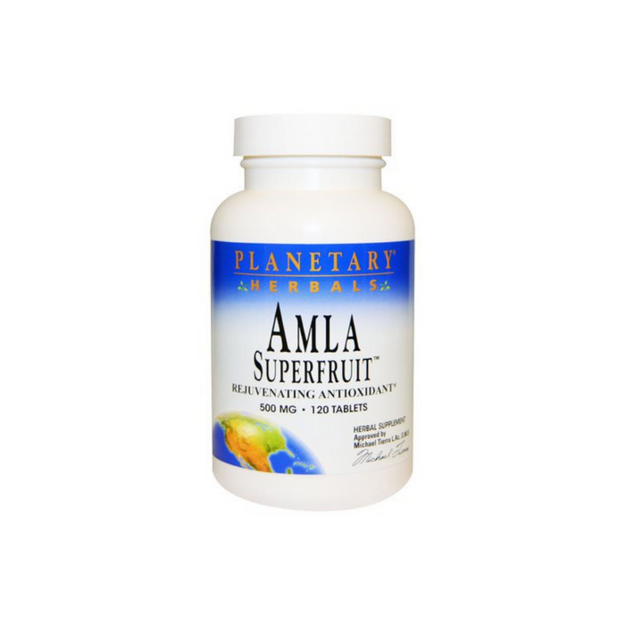 Amla Superfruit 500mg 120 Tablets by Planetary Herbals